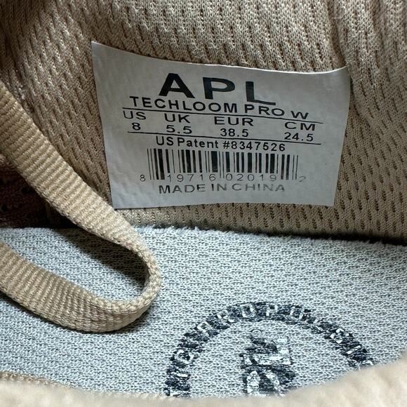 APL Athletic Propulsion Labs Techloom Pro Sneakers Melange Knit Rose Gold Size 8 - Picture 12 of 12